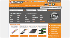 Desktop Screenshot of dertoner.at